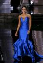 Miss Philippines Pia Alonzo Wurtzbach competes in the evening gown competition during the 2015 Miss Universe Pageant in Las Vegas, Nevada December 20, 2015. Wurtzbach was later crowned Miss Universe. REUTERS/Steve Marcus ATTENTION EDITORS - FOR EDITORIAL USE ONLY. NOT FOR SALE FOR MARKETING OR ADVERTISING CAMPAIGNS