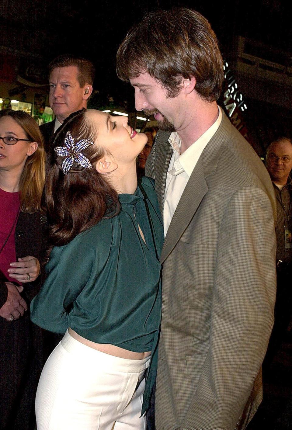 Drew Barrymore and Tom Green