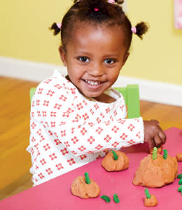 Pumpkin Play Dough