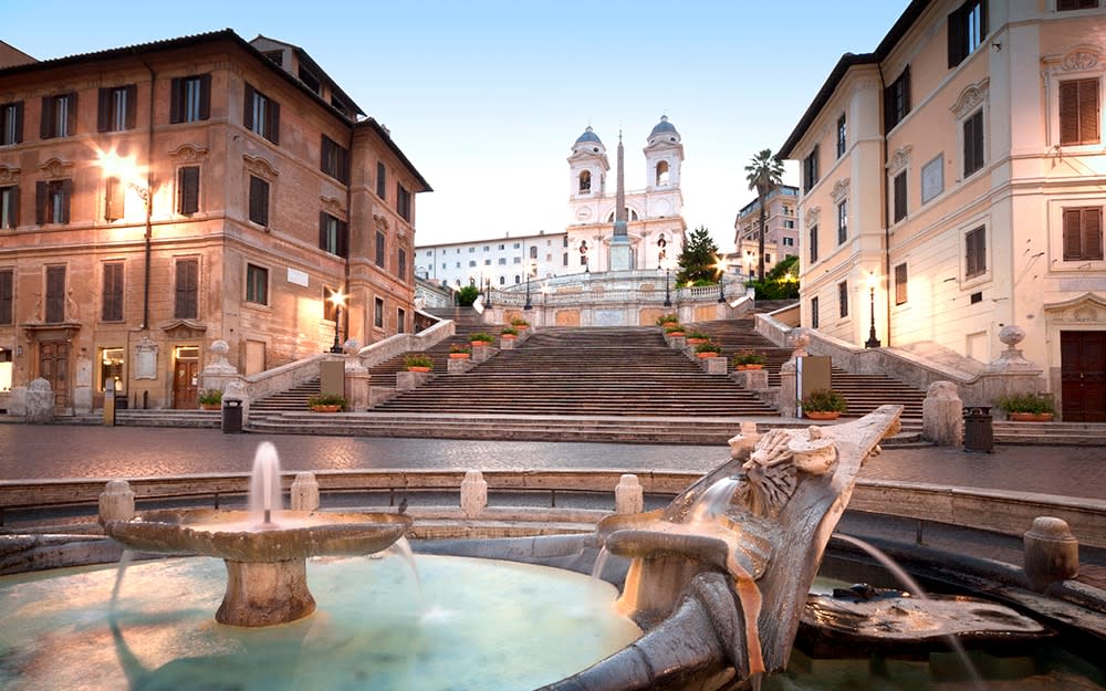 The Spanish Steps are among the many parks, fountains and churches that you can experience in Rome without spending any money - Salvatore Messina