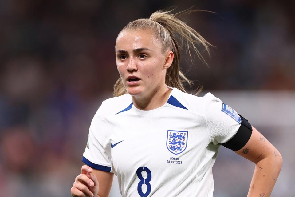 Undaunted: Georgia Stanway is ready to cover for Keira Walsh for England against China (The FA via Getty Images)