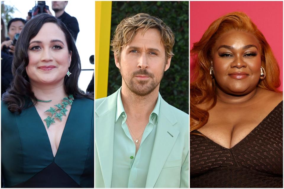 Lily Gladstone, Ryan Gosling, and Da’Vine Joy Randolph (Getty Images)