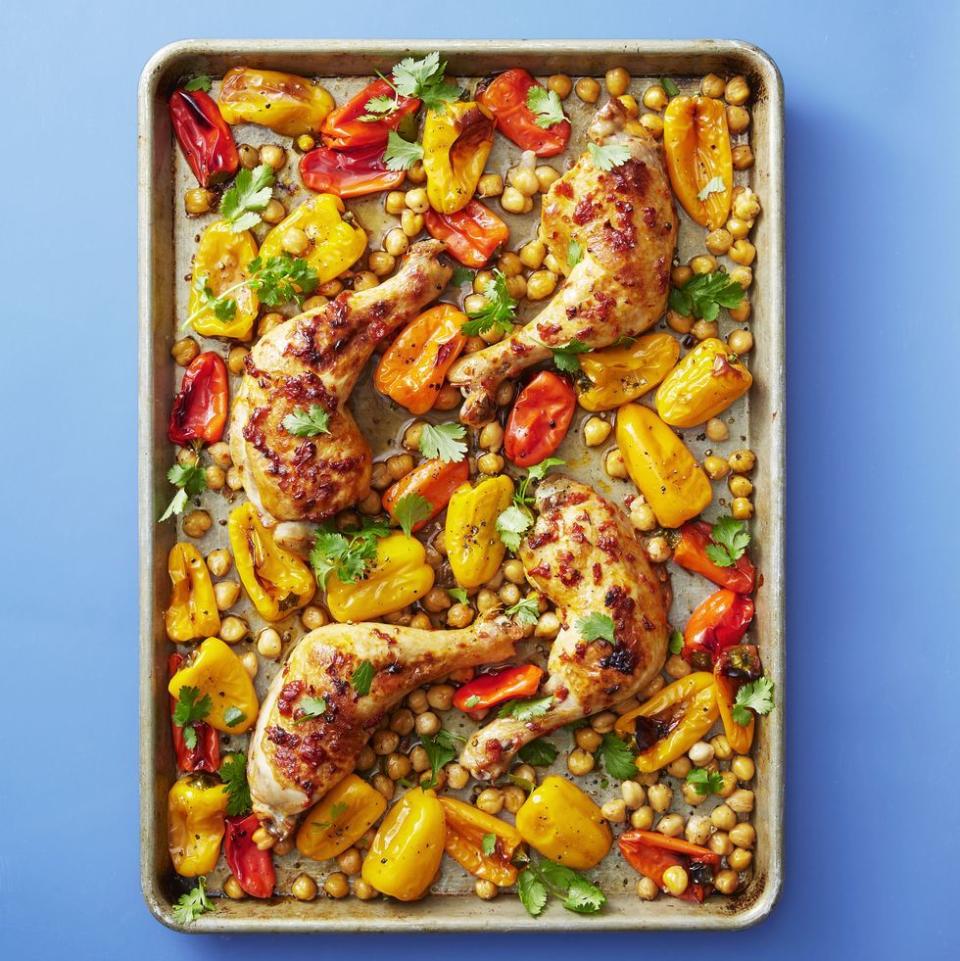 Sheet Pan Chickpea Chicken