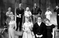 Top row, from left: Shirley Jones, Van Johnson, Mae West, Rock Hudson, and husband-and-wife dancing team Marge and Gower Champion. Bottom: Janet Leigh, Rhonda Fleming, Bob Hope, and Shirley MacLaine. (Leonard McCombe—TIME & LIFE Pictures/Getty Images) <br> <br> <a href="http://life.time.com/culture/oscars-rare-photos-from-academy-award-rehearsals-1958/#1" rel="nofollow noopener" target="_blank" data-ylk="slk:Click here to see the full collection at LIFE.com;elm:context_link;itc:0;sec:content-canvas" class="link ">Click here to see the full collection at LIFE.com</a>