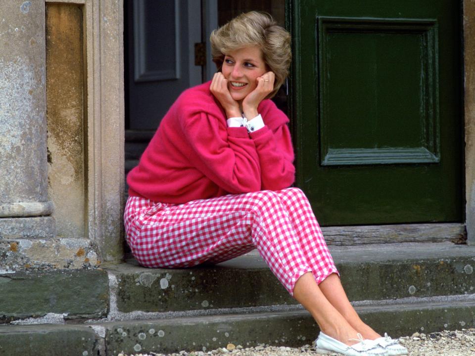 princess diana checkered