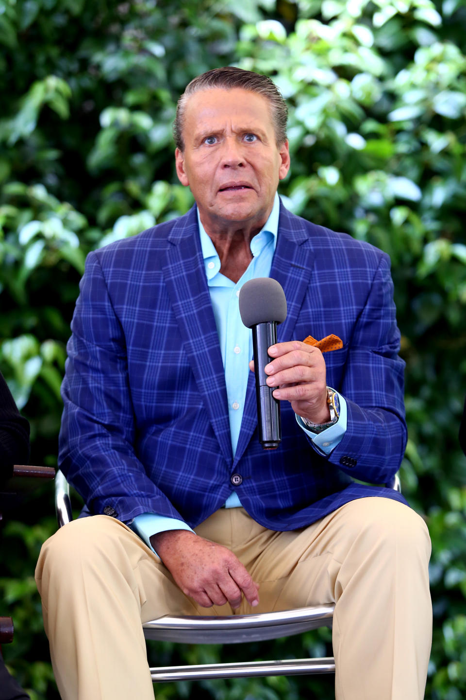 Alfredo Adame en la presentación de su programa La ley de Adame/Getty Images