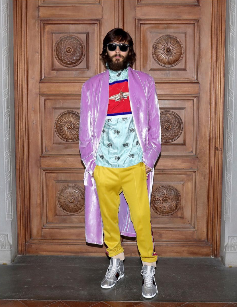 MISS: Jared Leto at the Gucci Cruise 2018 show