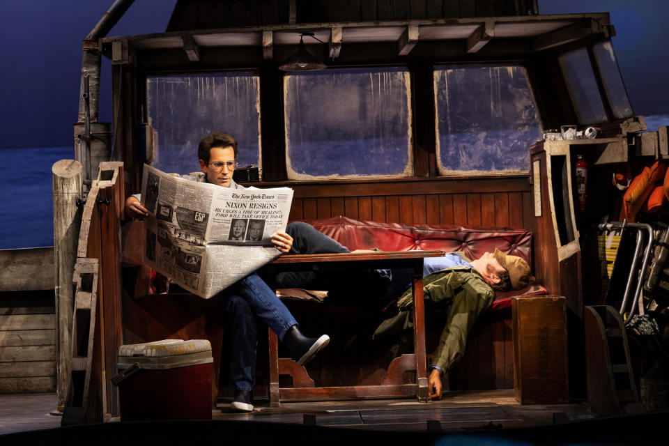 Colin Donnell and Ian Shaw in ‘The Shark Is Broken.’