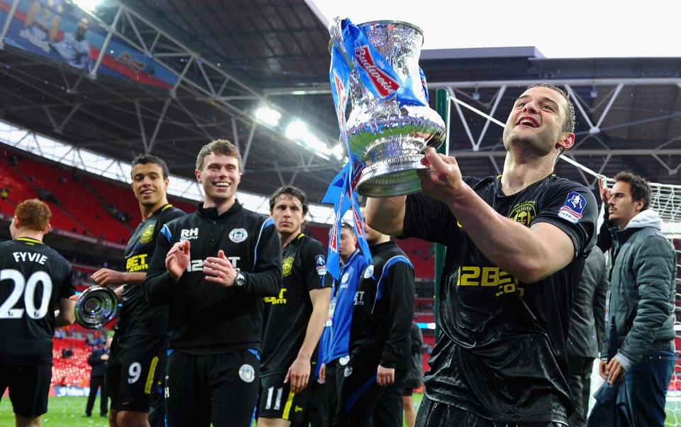 Shaun Maloney with the FA Cup