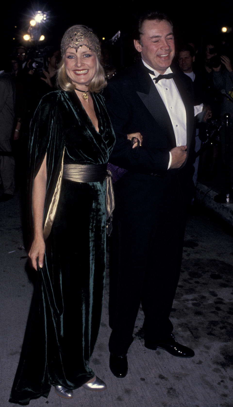 Twiggy and husband Leigh Lawson at the eighth annual American Comedy Awards at the Shrine Auditorium in Los Angeles.