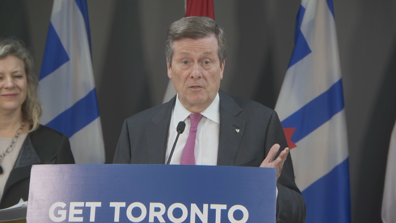 City will ease traffic by tightening rules on road closures for construction, Mayor Tory says