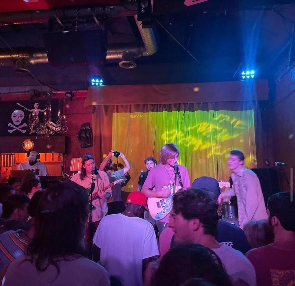 The New Creatures, a local NC band, played at Snug Harbor in 2021.