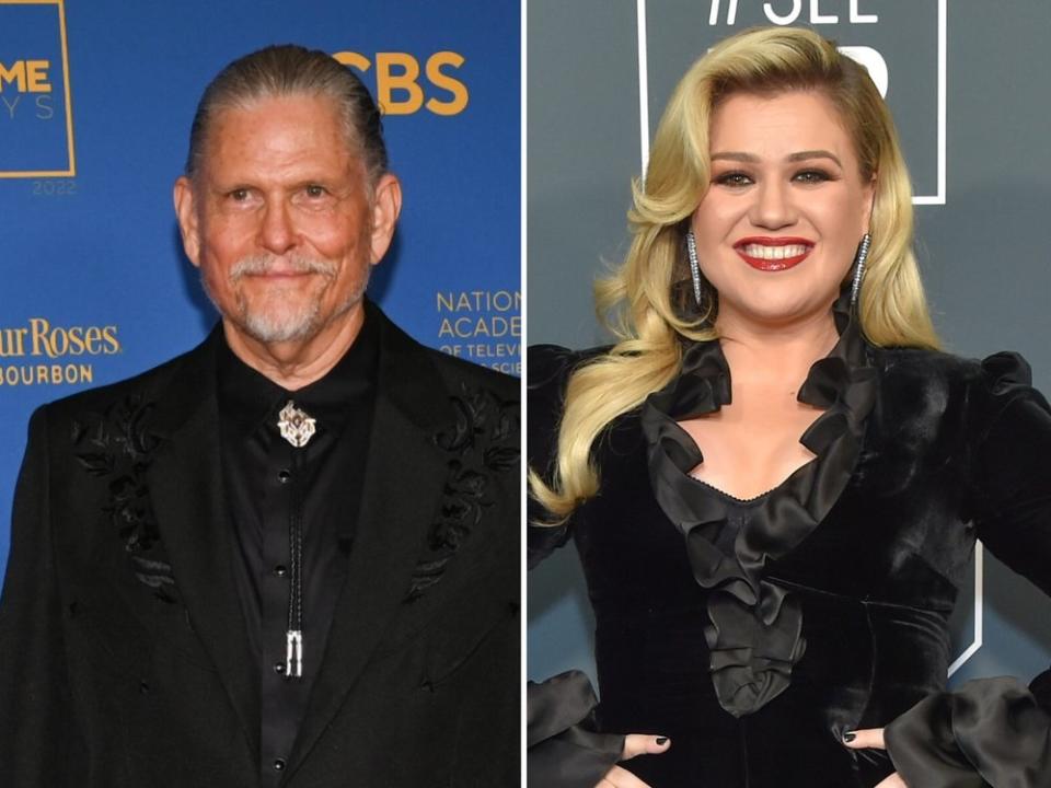 "General Hospital"-Star Jeff Kober (l.) und Kelly Clarkson zählten zu den Abräumern der diesjährigen Daytime Emmy Awards. (Bild: DFree/Shutterstock / imago images/ZUMA Wire/Billy Bennight)