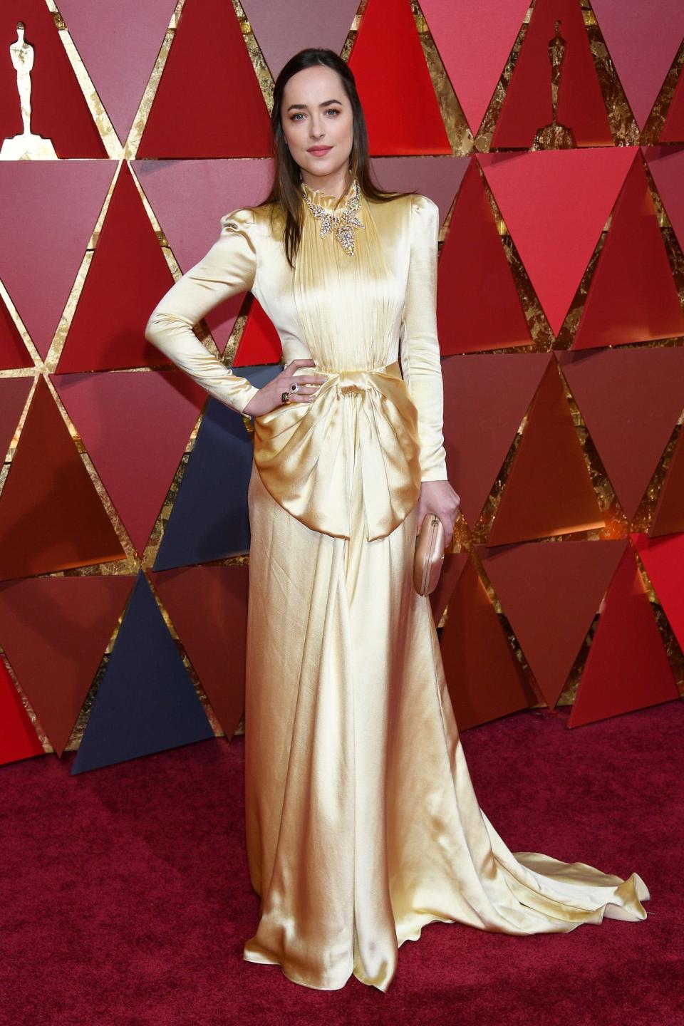 Dakota Johnson at the 2017 Oscars.