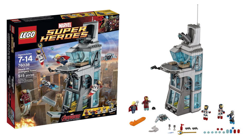 Best Marvel toys: Lego Super Heroes Attack on Avengers Tower Building Kit.