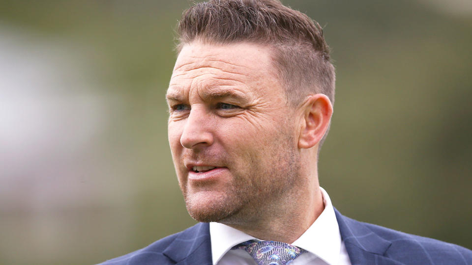 Pictured here, New Zealand cricket great Brendon McCullum watches on during a match.