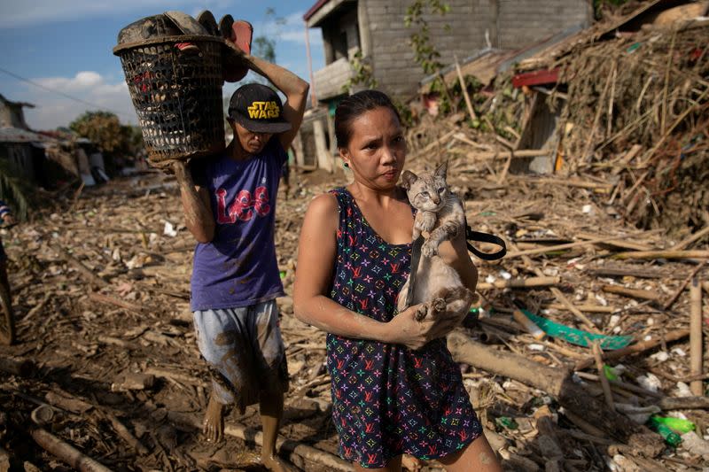 The aftermath of Typhoon Vamco in Rodriguez