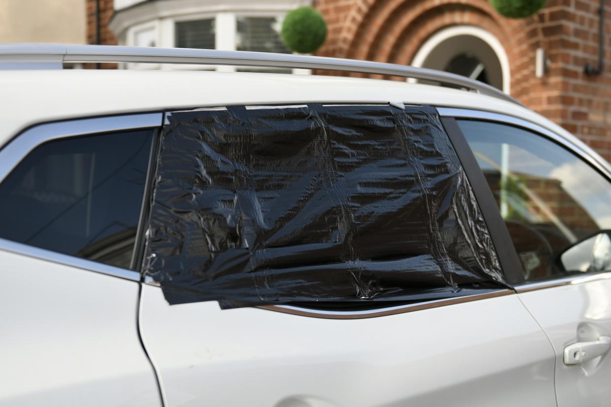 A furious dad has hit out after his local council refused to compensate him when a worker smashed his car window with a lawnmower - then tried to cover it up.

Jay Elton, 31, from Willerby, East Yorkshire, woke up on September 6 to find his car window shattered.

Caption: Jay Elton, from Willerby, East Yorkshire, whose car window was smashed by flying debris from a council lawnmower (MEN Media)