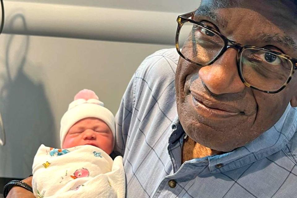 <p>Al Roker / Instagram</p> Al Roker holding granddaughter Sky