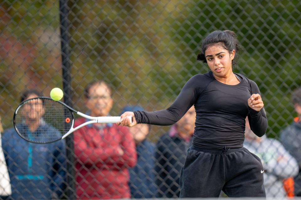 Tamanna Arya and Columbus Academy finished second in the Division II OTCA state tournament Saturday in Wooster.