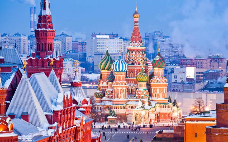 <p>The Naryshkin baroque style of architecture you’ll find in Moscow is unlike any other. Pair the turrets and rounded design details with the colorful paint palettes and you’ve got yourself a scene straight from a storybook.</p>