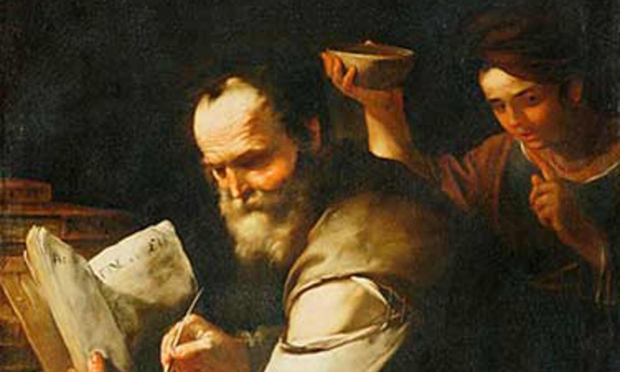 <span>‘One part of why nobody likes to talk about wills is that they force us to confront the fact we’ll die.’ Painting: Xanthippe Pours Water Over Socrates by Luca Giordano.</span><span>Photograph: Alamy</span>