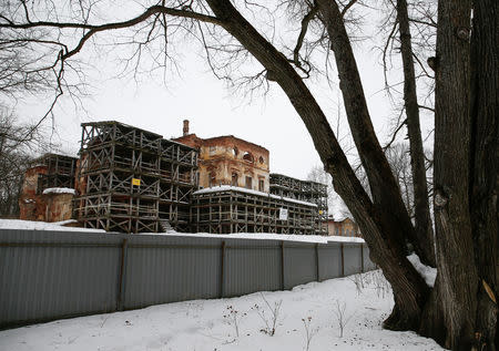 A general view shows the Ropsha Palace, a ruined palace once used by tsars, outside Saint Petersburg, Russia February 19, 2019. REUTERS/Anton Vaganov