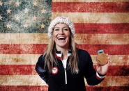 <p>Gold medalist in Ladies’ Snowboard Slopestyle Jamie Anderson of the United States poses for a portrait on the Today Show Set on February 12, 2018 in Gangneung, South Korea. (Photo by Marianna Massey/Getty Images) </p>