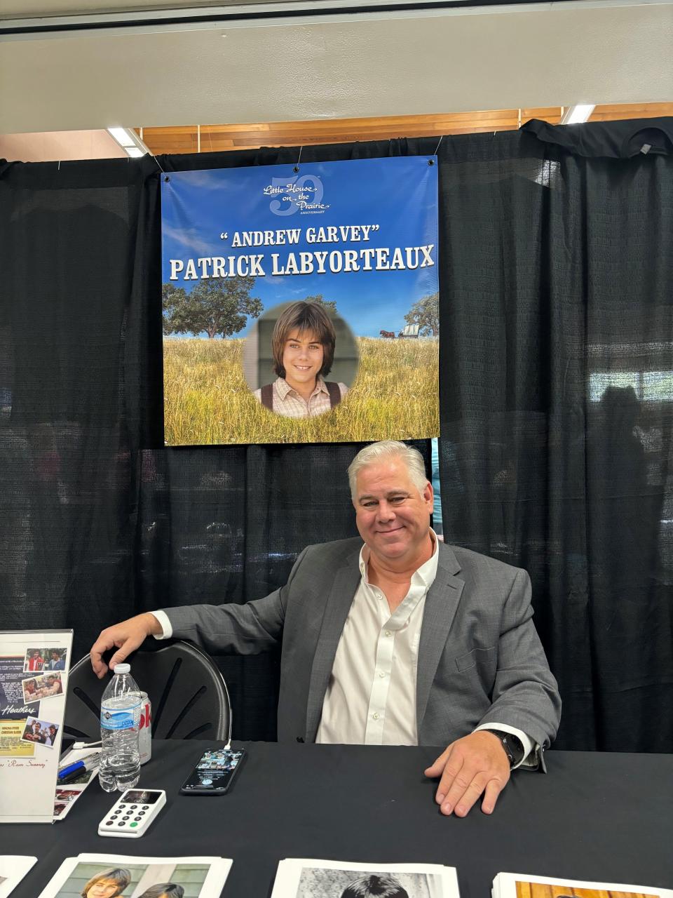 Patrick Labyorteaux played Andrew Garvey on "Little House on the Prairie."