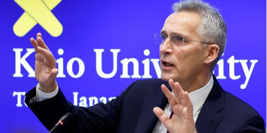 Stoltenberg said that Ukraine needs weapons to win back its territories and defeat Russia