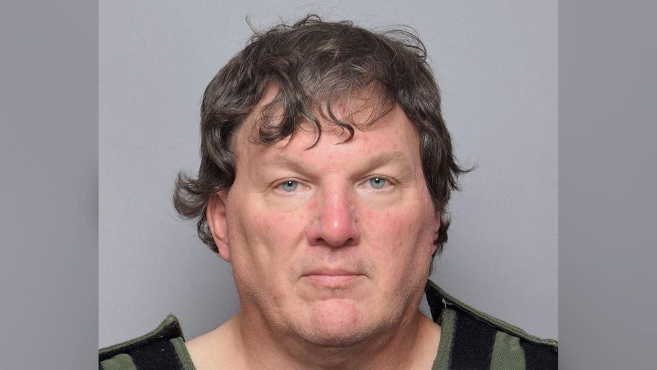 Rex Heuermann is seen in a booking image from the Suffolk County Sheriff's Office.  / Credit: Suffolk County Sheriff's Office/AP