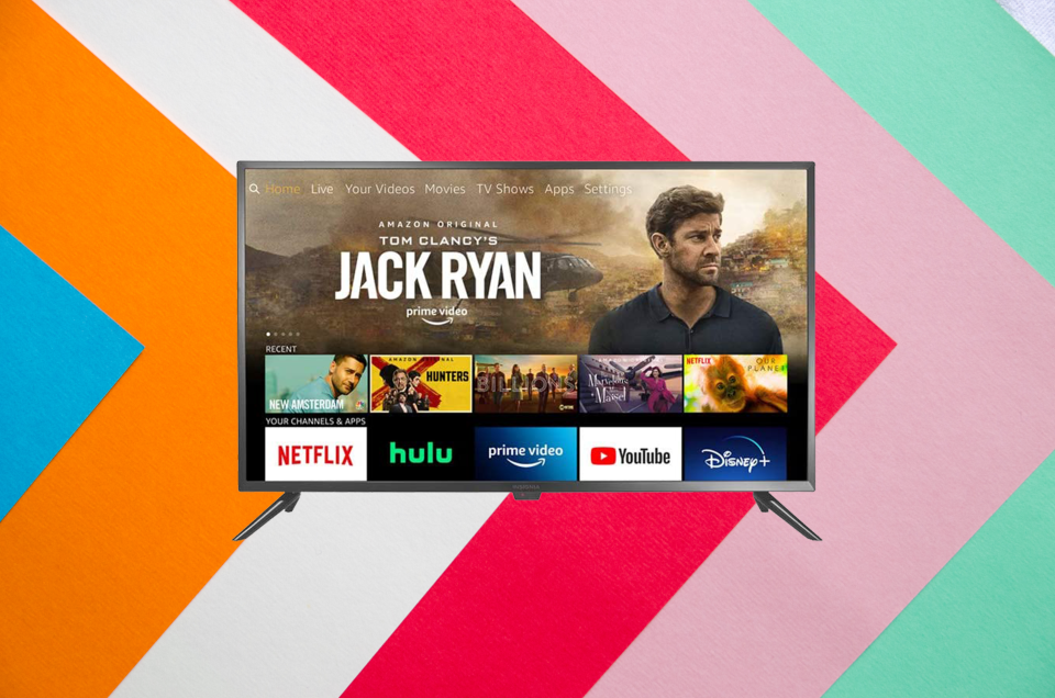 The Insignia 24-inch Smart HD TV—Fire TV Edition is at its all-time lowest price. (Photo: Amazon)