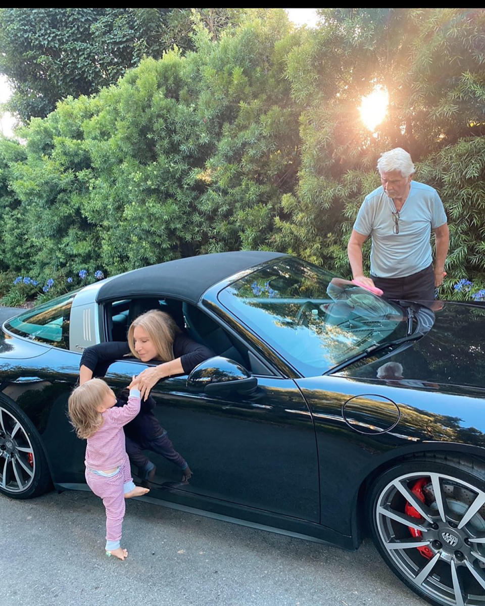 Barbra Streisand with Her Granddaughter Westlyn