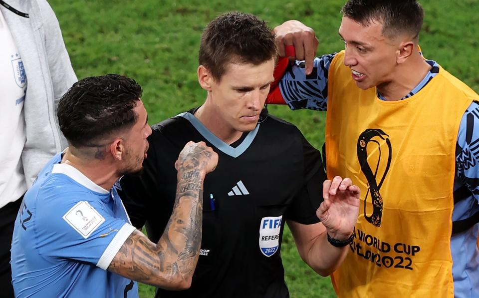 Uruguay attack referee - Tolga Bozoglu/Shutterstock