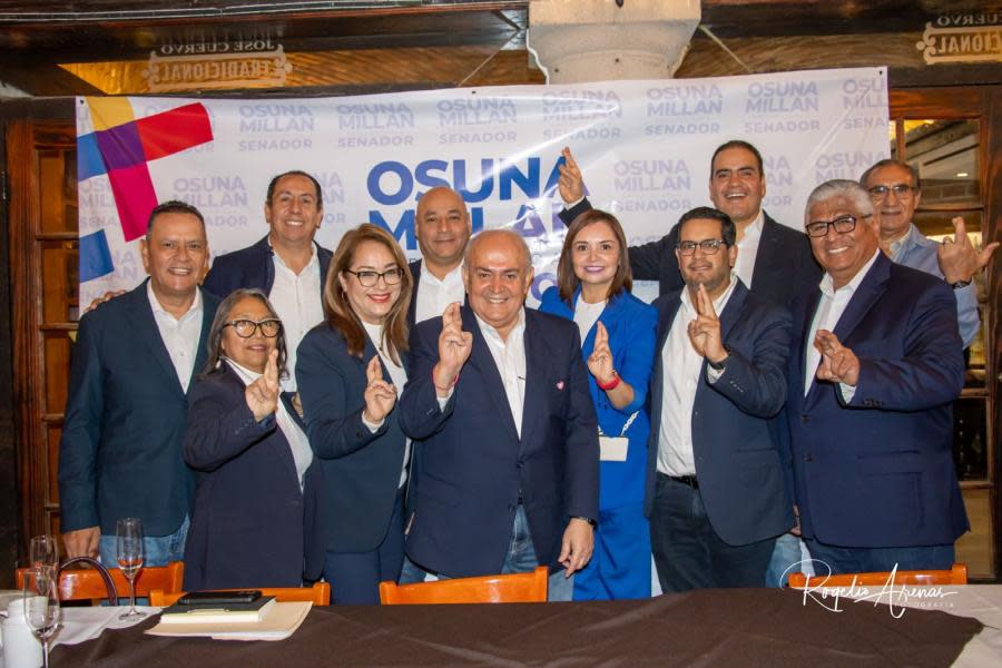 Osuna Millán demuestra su fuerza política durante proceso de selección para Senador de la República