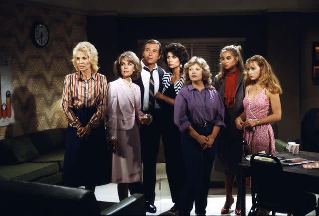 <p>CBS via Getty</p> "The Young and the Restless" cast in 1983