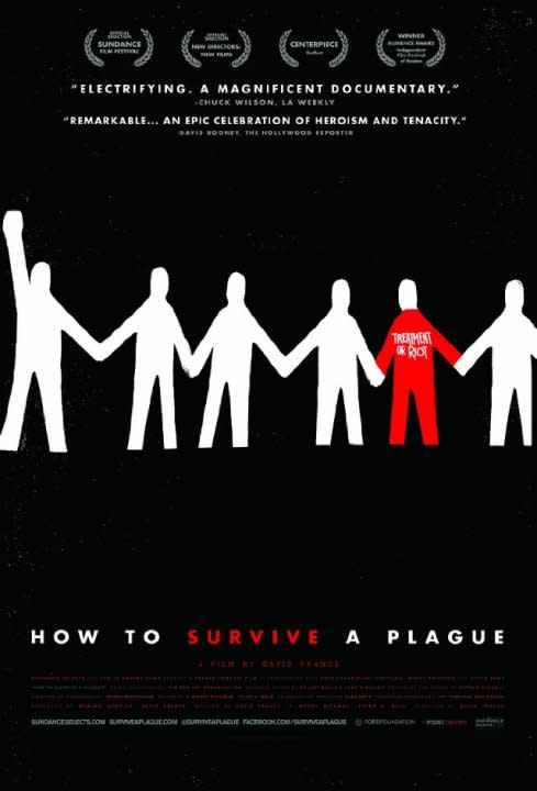 The 2012 Oscar-nominated doc “How to Survive a Plague” (about the early years of the AIDS epidemic) will be shown at The Last Picture House, 325 E. 2nd St., Davenport, on April 28, 2024.