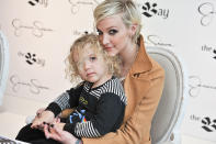 <p>Ashlee Simpson became a mother at 24. (Photo by George Pimentel/Getty Images for Bay) </p>