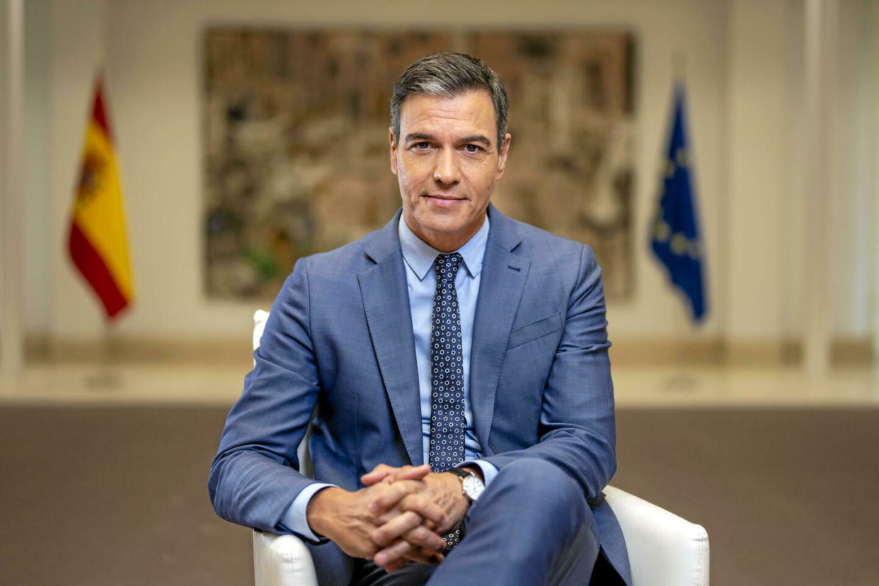 En 2023, le Premier ministre Pedro Sanchez tentait un coup pour le coup en dissolvant les Cortes.   - Credit:Bernat Armangue/AP/SIPA / SIPA / Bernat Armangue/AP/SIPA