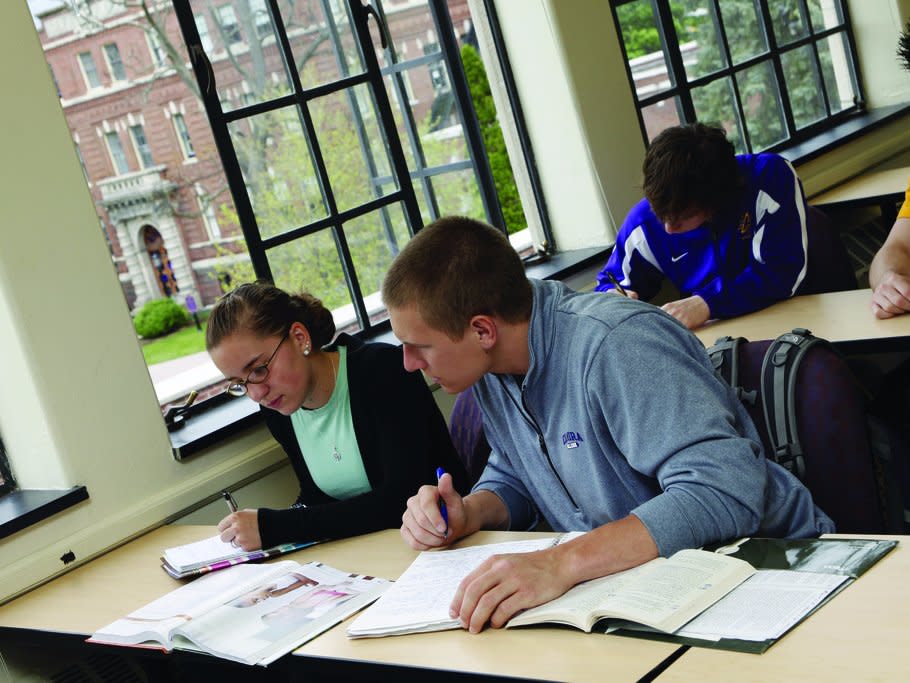 college students classroom