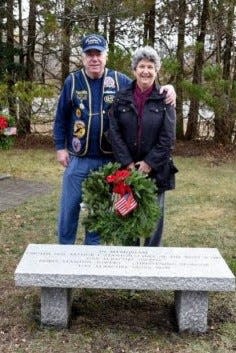Norman and Glenda Bower, former Albacore Chief of the Boat, from the 2019 Remembrance Ceremony.