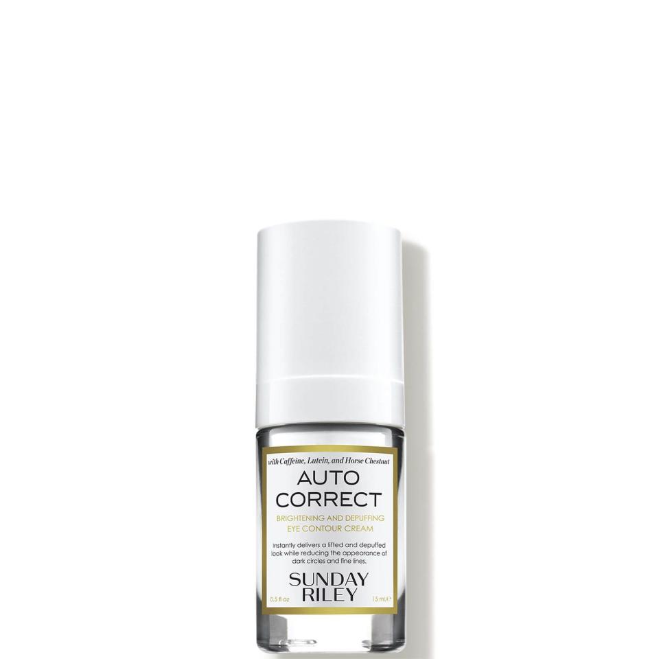 <p><a href="https://clicks.trx-hub.com/xid/hearstcorp_9eb67_har?q=https%3A%2F%2Fwww.skinstore.com%2Fsunday-riley-auto-correct-brightening-and-depuffing-eye-contour-cream-15ml%2F12902140.html&p=https%3A%2F%2F&utmSource=yahoo-us&utmCampaign=67&utmMedium=syn" rel="nofollow noopener" target="_blank" data-ylk="slk:Shop Now;elm:context_link;itc:0;sec:content-canvas" class="link ">Shop Now</a></p><p>Auto Correct Brightening and Depuffing Eye Contour Cream</p><p>skinstore.com</p><p>$48.75</p><span class="copyright">SkinStore</span>