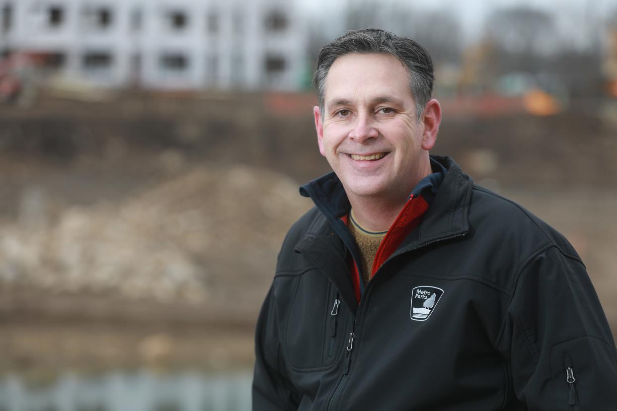 Tim Moloney, executive director of the Columbus and Franklin County Metro Parks system, shown in file photo at Quarry Trails Metro Park.