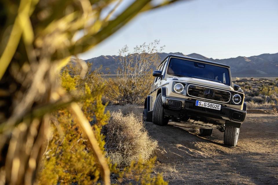 mercedes benz g 580 with eq technology press images