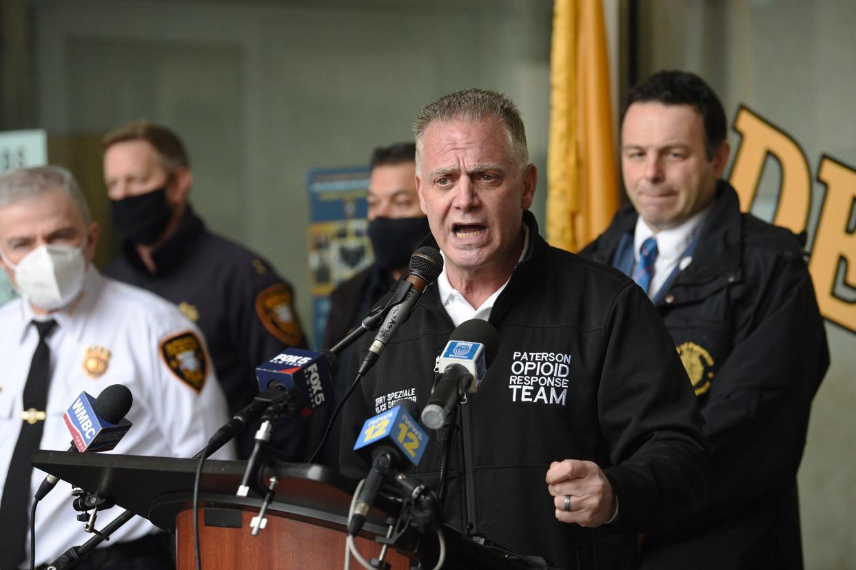 “This is a piece of equipment that de-escalates situations because you don’t need police officers breaking down doors," Paterson Public safety Director Jerry Speziale said of 'throwbots.'