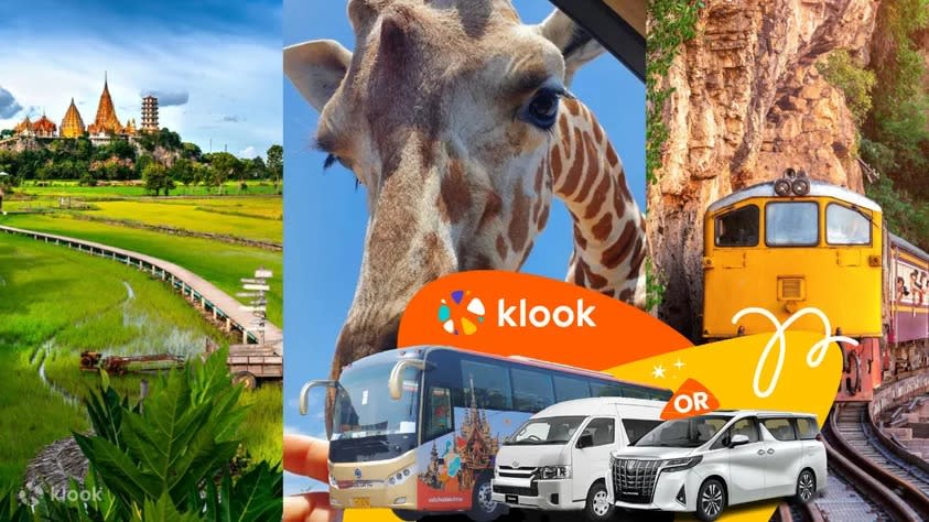 Kanchanaburi Day Tour: Safari Park, Death Railway, River Kwai Bridge, Instagrammable Cafe, Tiger Cave Temple and More. (Photo: Klook SG)