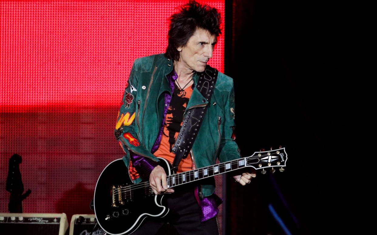 Ronnie Wood may be not be what people expect when they think of knitting  - Markus Schreiber/AP