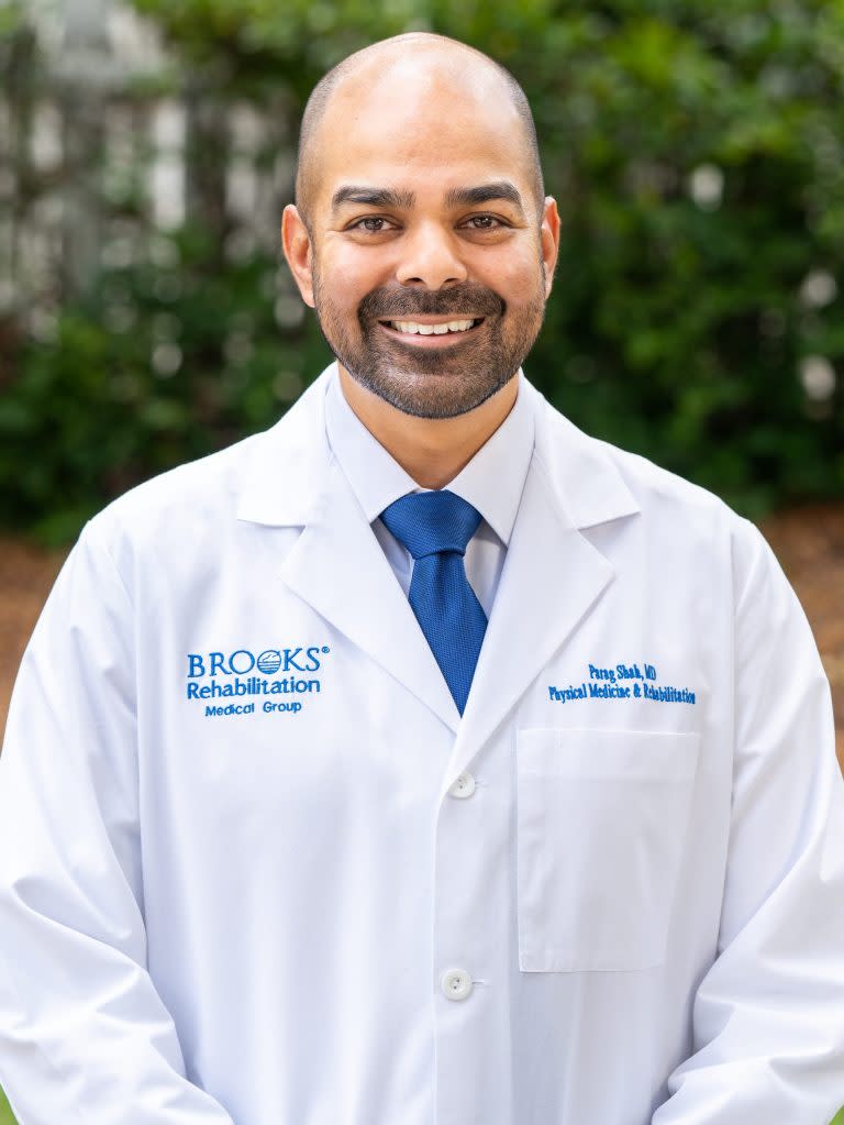 Dr. Parag Shah, of Brooks Rehabilitation in Jacksonville, Fla., is sharing five ways women can lower their risk of having a stroke. Courtesy Parag Shah / Brooks Rehabilitation