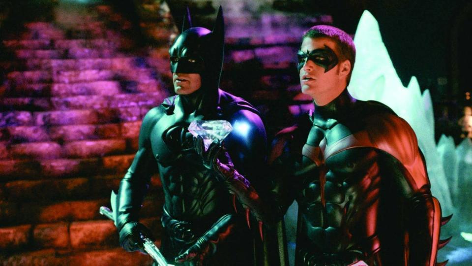 George Clooney as Batman in Batman & Robin