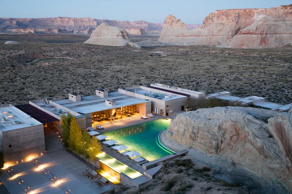 View over Amangiri - including that pool (Amangiri)